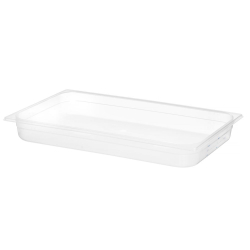 Bac Gastronorme 1/1 Transparent 9L PP (Polypropyl&egrave;ne) 530x325x65mm - Hendi