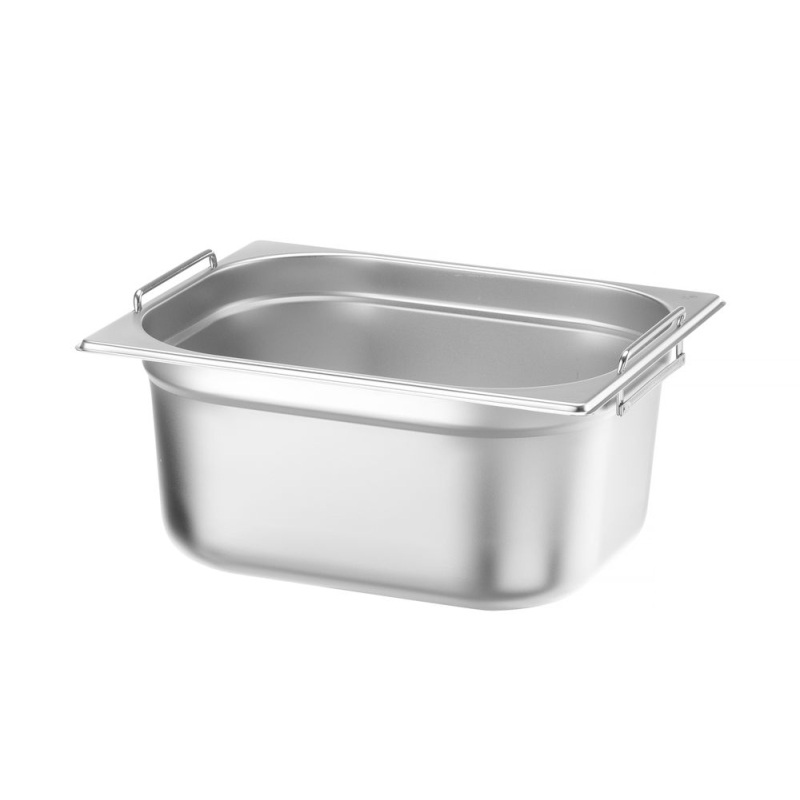 Bac Gastronorme 1/2 GN avec poign&eacute;es, 9,5L, H.150mm, Budget Line - Hendi
