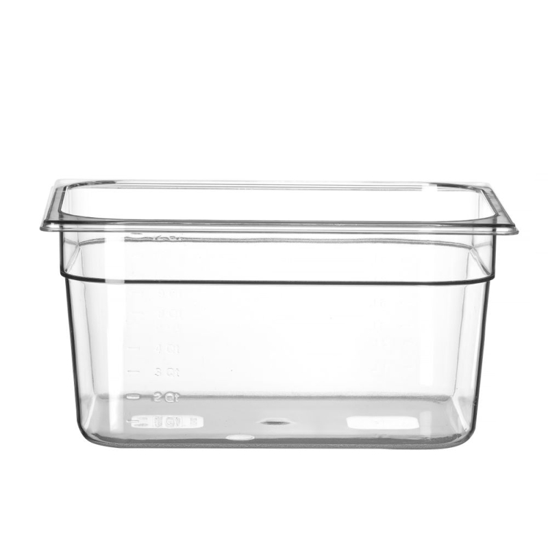 Bac Gastronorme 1/2 Profi Line 9.5L Transparent PC 325x265x150mm - Hendi