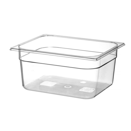 Bac Gastronorme 1/2 Profi Line 9.5L Transparent PC 325x265x150mm - Hendi