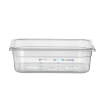 Bac Gastronorme 1/2, 6,5L, Transparent, Dimensions 325x265x(H)100mm - Hendi
