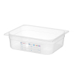 Bac Gastronorme 1/2, 6,5L, Transparent, Dimensions 325x265x(H)100mm - Hendi