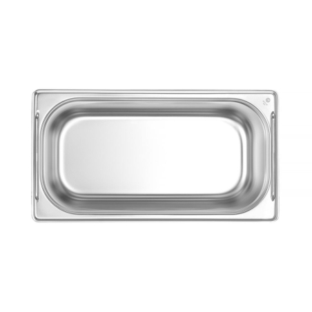 Bac Gastronorme 1/3 Budget Line Inox avec poign&eacute;es, 5,7L, 325x176x150mm - Hendi