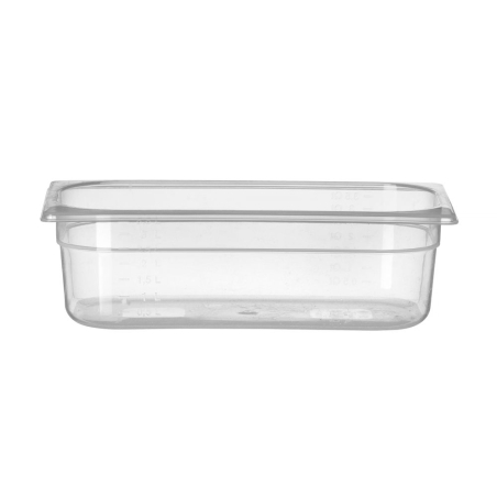 Bac Gastronorme 1/3 Profi Line, 4L, Transparent, 325x176x100mm - Hendi