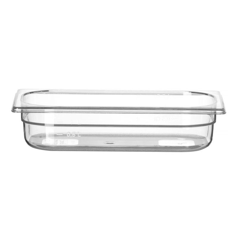 Bac Gastronorme 1/3 Transparent Profi Line 2,5L 325x176x65mm - Hendi