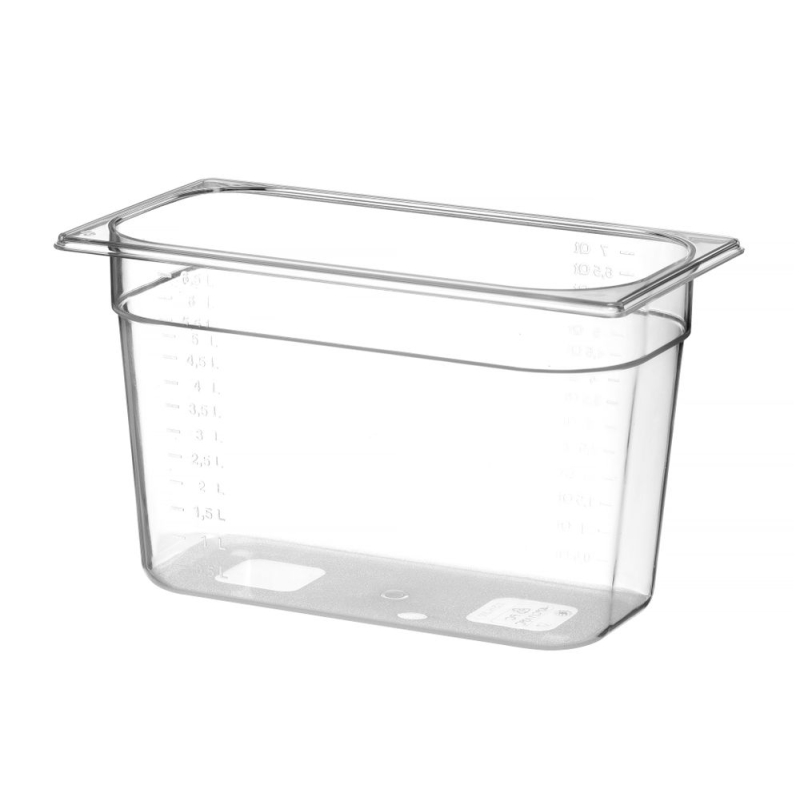 Bac Gastronorme 1/3 Transparent Profi Line 7,8L, 325x176x200mm - Hendi