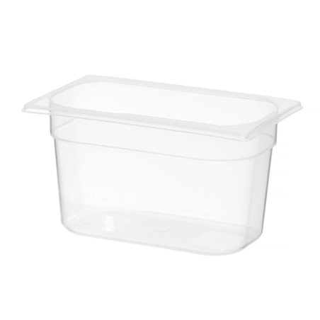 Bac Gastronorme 1/4 (GN 1/4) Transparent Profi Line - Hendi