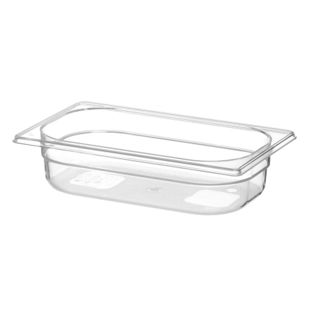 Bac Gastronorme 1/4 Profi Line, 1,8L Transparent, 265x162x65mm - Hendi