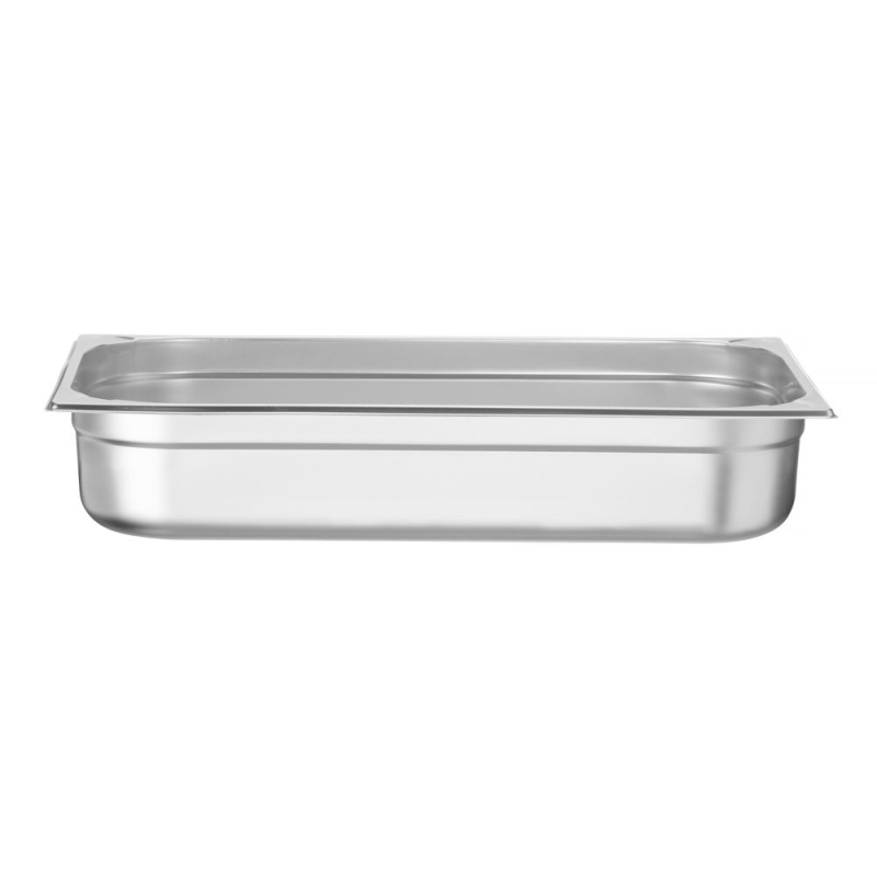 Bac Gastronorme GN 1/1 Acier Inox, Profondeur 100mm, 14L, Kitchen Line - Hendi