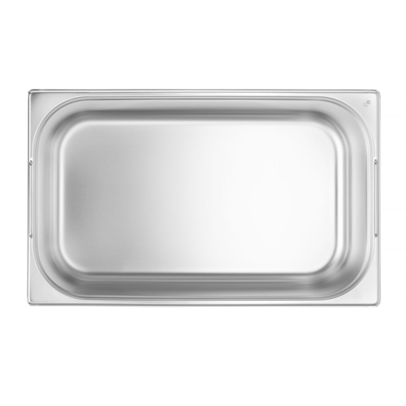 Bac Gastronorme GN 1/1 Inox avec Poign&eacute;es Budget Line, Profondeur 200mm (28L) - Hendi