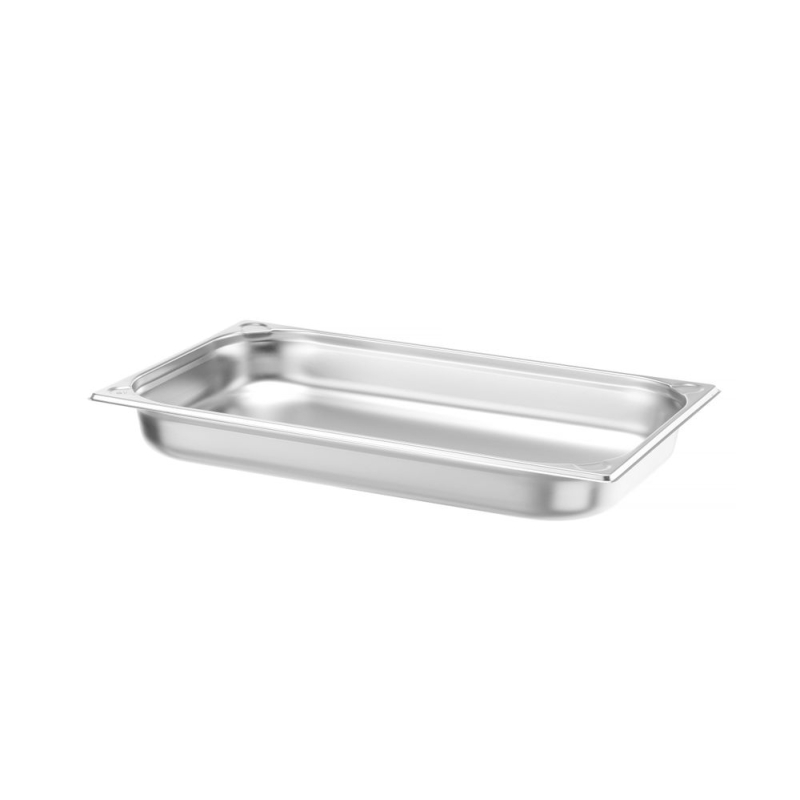 Bac Gastronorme GN 1/1 Inox Professionnel, 9L, Hauteur 65mm - Hendi