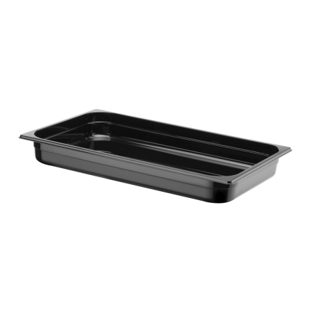 Bac Gastronorme GN 1/1 Noir Profi Line 9L, 530x325x65mm - Hendi