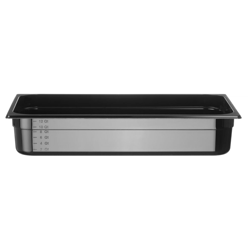 Bac Gastronorme GN 1/1 Profi Line 14L Noir 530x325x100mm - Hendi