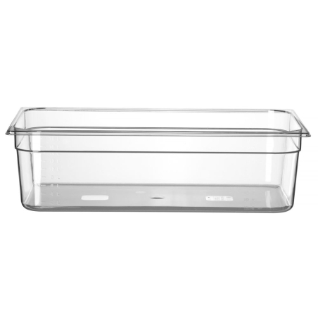 Bac Gastronorme GN 1/1 Profi Line Transparent 21L, 530x325x150mm - Hendi