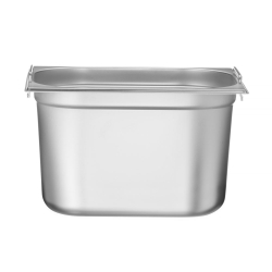 Bac Gastronorme GN 1/2 Budget Line avec Poign&eacute;es Inox 12,5L (H200mm) - Hendi