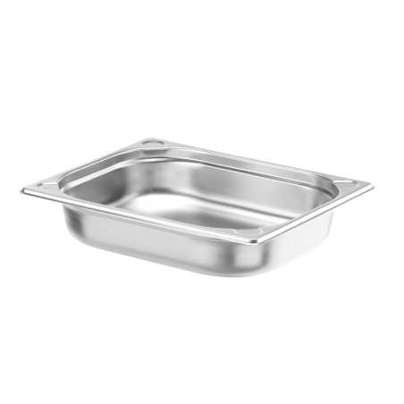 Bac Gastronorme GN 1/2 Inox 4L, Hauteur 65mm, Kitchen Line - Hendi