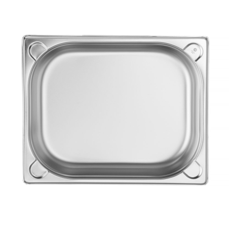 Bac Gastronorme GN 1/2 Inox 4L, Hauteur 65mm, Kitchen Line - Hendi
