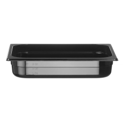 Bac Gastronorme GN 1/2 Noir Profi Line 4L (325x265x65mm) - Hendi