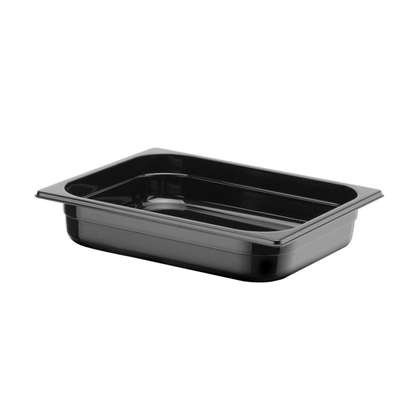 Bac Gastronorme GN 1/2 Noir Profi Line 4L (325x265x65mm) - Hendi