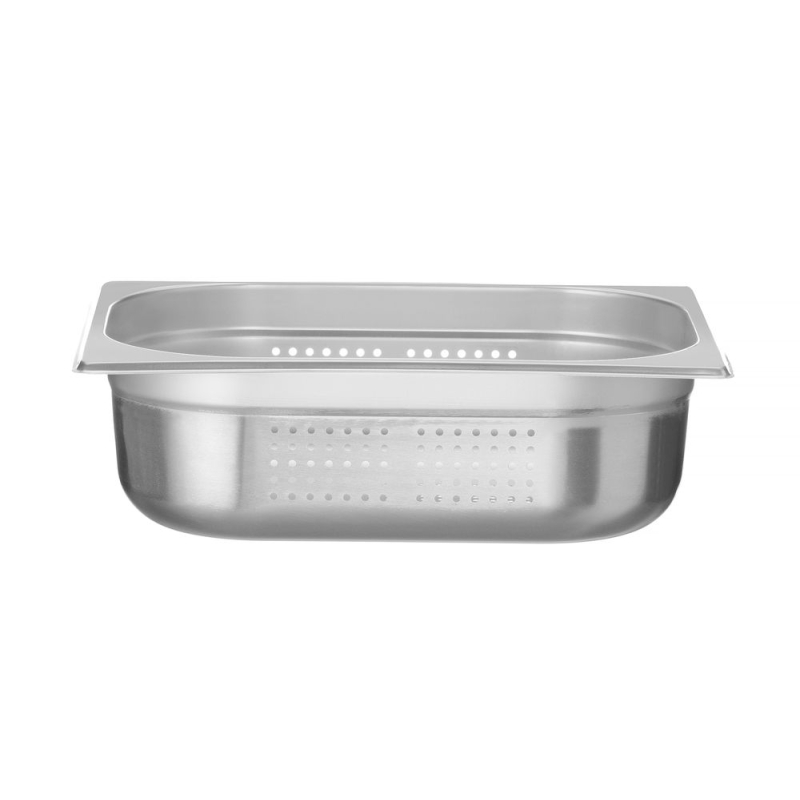 Bac Gastronorme GN 1/2 Perfor&eacute; Inox Kitchen Line 6,5L H100mm - Hendi