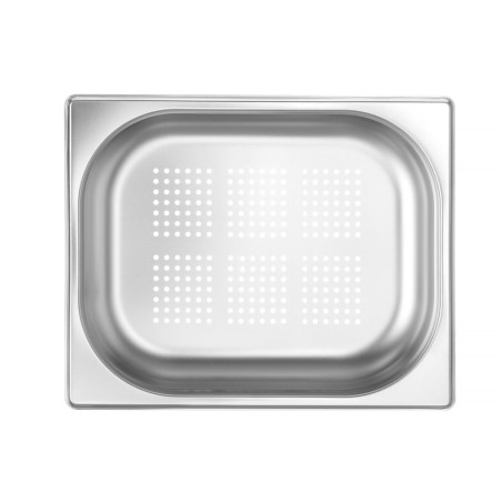 Bac Gastronorme GN 1/2 Perfor&eacute; Kitchen Line 4L (H)65mm - Hendi