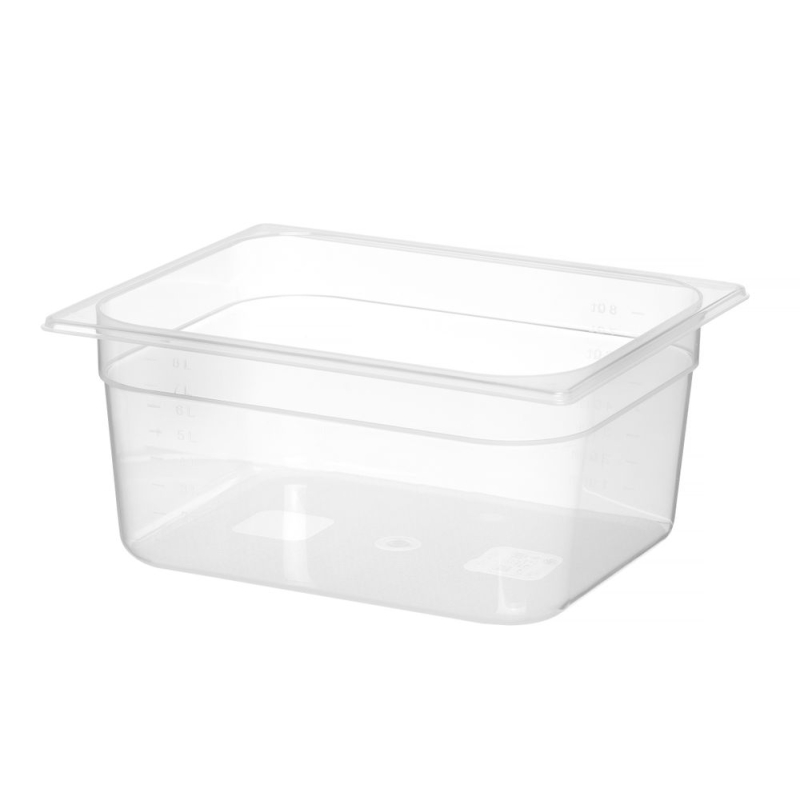 Bac Gastronorme GN 1/2 Profi Line 9.5L Transparent 325x265x(H)150mm - Hendi