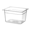 Bac Gastronorme GN 1/2 Profi Line en Polypropyl&egrave;ne Transparent 12.5L H.200mm - Hendi