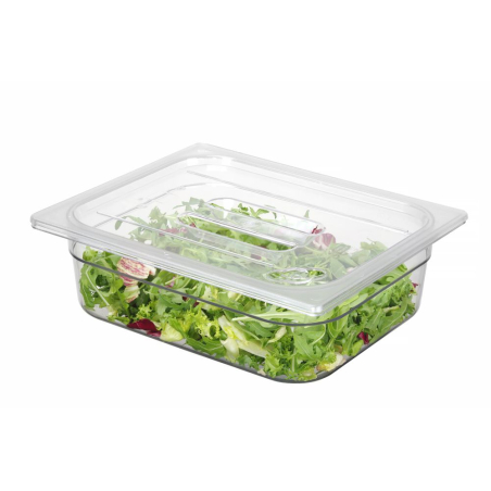 Bac Gastronorme GN 1/2 Profi Line Transparent 6,5L (H)100mm - Hendi