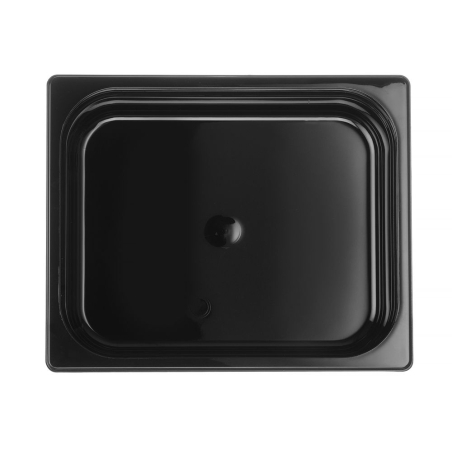 Bac gastronorme GN 1/2 Profi Line, 6,5L, Noir, H 100mm - Hendi