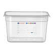 Bac Gastronorme GN 1/2 Transparent 12,5L 325x265x(H)200mm - Hendi