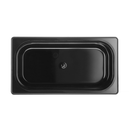 Bac Gastronorme GN 1/3 Noir 4L Profi Line 325x176x100mm - Hendi