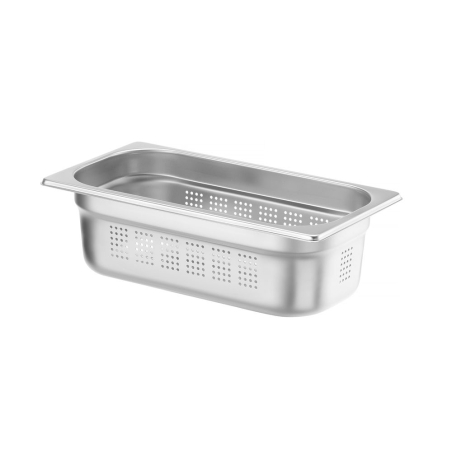 Bac Gastronorme GN 1/3 Perfor&eacute; Profi Line, 4L, H.100mm - Hendi