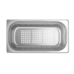 Bac Gastronorme GN 1/3 Perfor&eacute; Profi Line, 5.7L, H150mm, Acier Inoxydable - Hendi