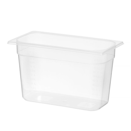 Bac Gastronorme GN 1/3 Profondeur 200mm 7,8L Transparent Profi Line - Hendi