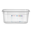 Bac Gastronorme GN 1/3 Transparent PC 5,7L Profondeur 150mm - Hendi
