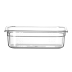 Bac Gastronorme GN 1/3 Transparent Profi Line, Profondeur 100mm, Capacit&eacute; 4L - Hendi