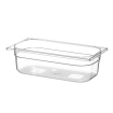 Bac Gastronorme GN 1/3 Transparent Profi Line, Profondeur 100mm, Capacit&eacute; 4L - Hendi