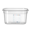 Bac Gastronorme GN 1/4 4L Transparent 265x162x150mm - Hendi