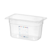 Bac Gastronorme GN 1/4 4L Transparent 265x162x150mm - Hendi