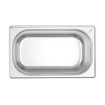 Bac Gastronorme GN 1/4 Inox 4L Profondeur 150mm Ligne Budget - Hendi