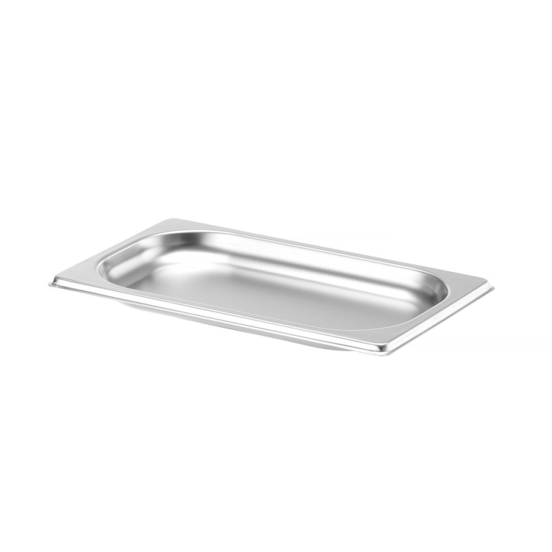 Bac Gastronorme GN 1/4 Profi Line 0,9L Hauteur 20mm Acier Inoxydable - Hendi