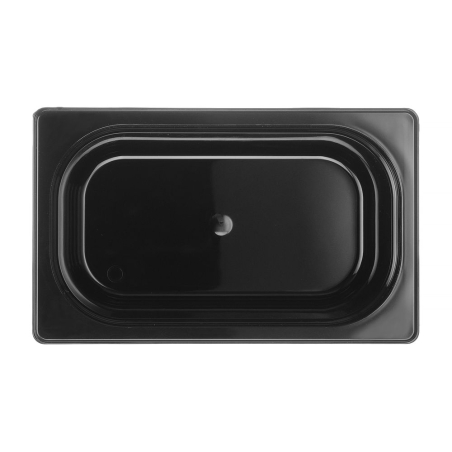 Bac Gastronorme GN 1/4 Profi Line 4L Noir, 265x162x150mm - Hendi