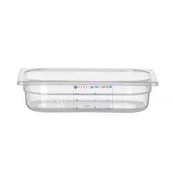 Bac Gastronorme GN 1/4 Transparent 1.8L 265x162x65mm - Hendi