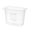 Bac Gastronorme GN 1/4 Transparent 5,5L, 200mm Hendi - Hendi