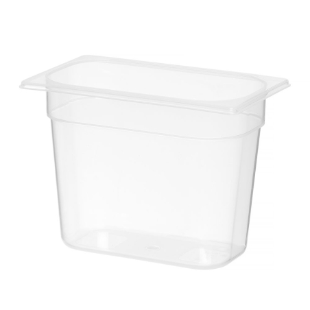 Bac Gastronorme GN 1/4 Transparent Profi Line 5,5L 200mm - Hendi