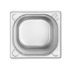 Bac Gastronorme GN 1/6 Inox Kitchen Line 3,4L H200mm - Hendi