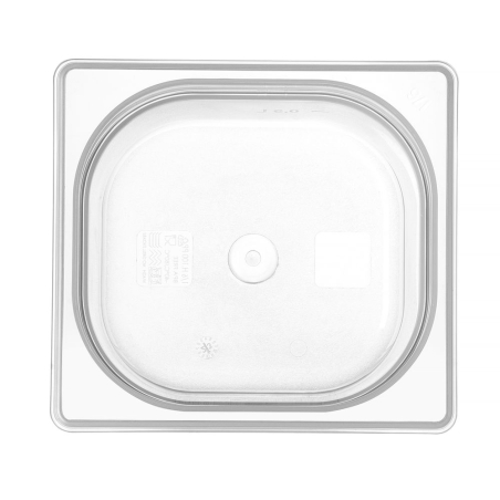 Bac Gastronorme GN 1/6 Polycarbonate Transparent 1L (H 65mm) - Hendi