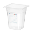 Bac Gastronorme GN 1/6 Polycarbonate Transparent 3,4L, 200mm hauteur - Hendi