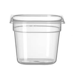 Bac Gastronorme GN 1/6 Polycarbonate Transparent Profi Line 2,4L 150mm - Hendi