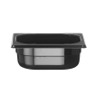 Bac Gastronorme GN 1/6 Profi Line Noir 1L, H 65mm - Hendi